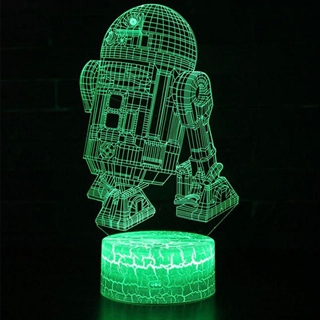 Star Wars R2-D2 3D lampe